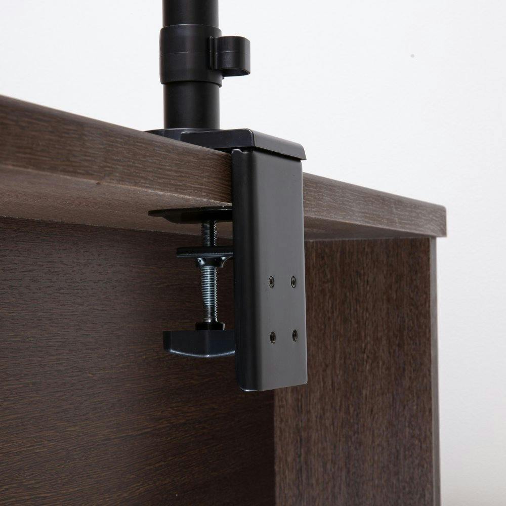 ブラック ディスプレイ アーム式 アイリスオーヤマ ディスプレイアーム DA-5065 ブラック 設置