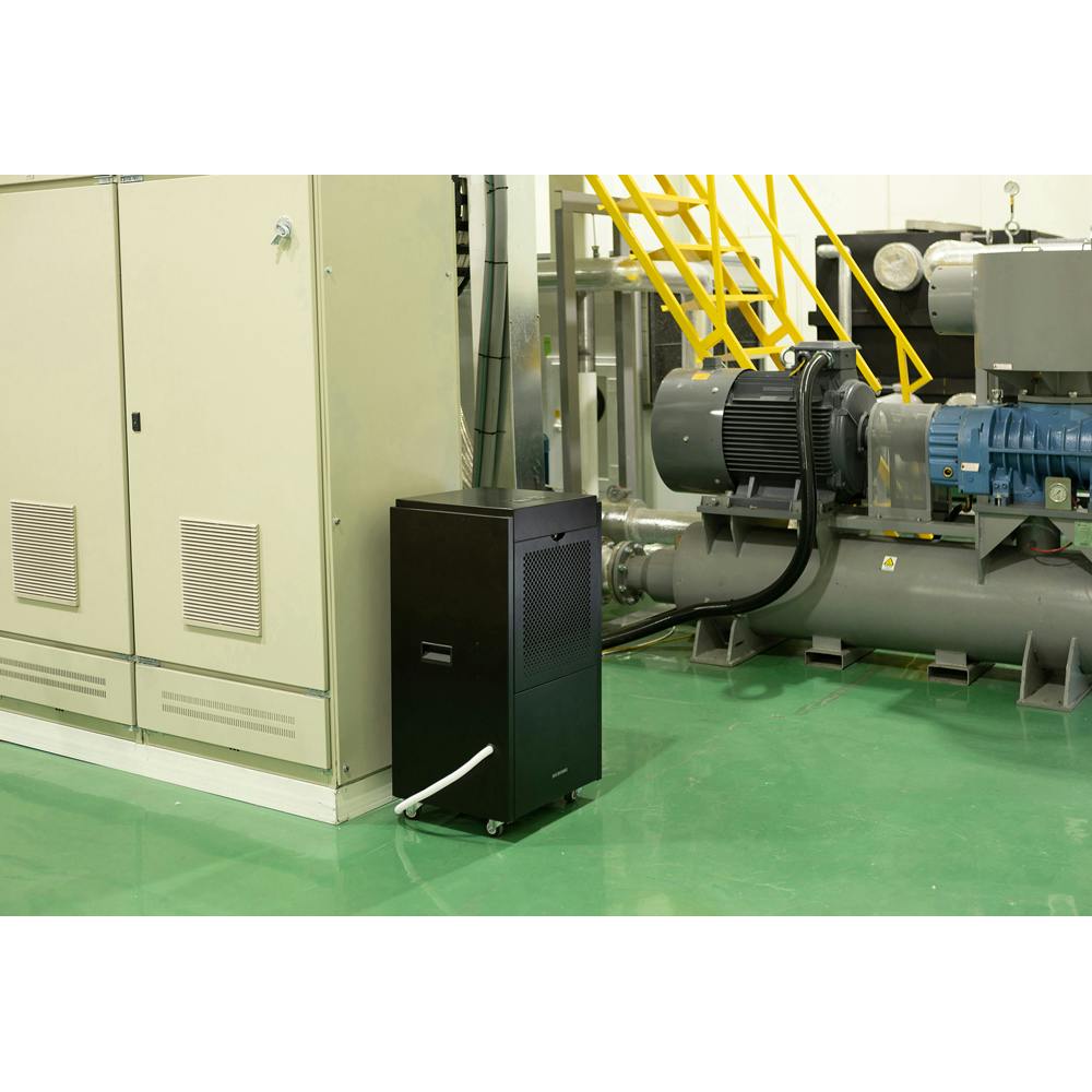 アイリスオーヤマ 大型除湿機 IJCG-A75-B ブラック 移動式 業務用空調