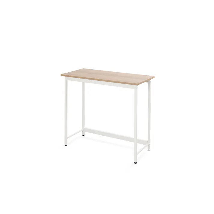 アイリスオーヤマ ベーシックデスク800×400 BDK-8040 ライトナチュラル/ホワイト リビング ワーク オフィス デスク 4967576533034【別送品】