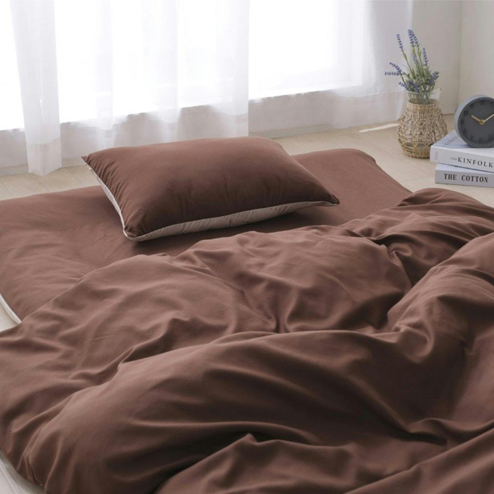 アイリスオーヤマ ふっくら布団 9点セット KFS-F9S ブラウン 布団