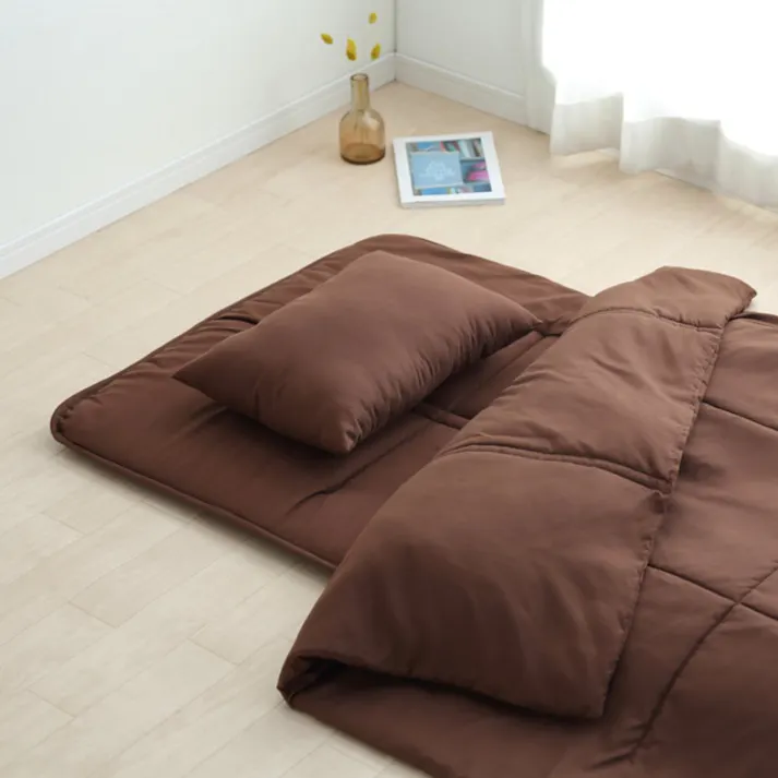 アイリスオーヤマ コンパクト布団 5点セット KFS-C5S ブラウン 布団セット 布団・カバー 4967576542821【別送品】