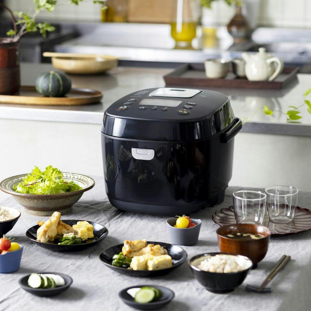 アイリスオーヤマ炊飯器 　RC-IK 10-B 2022年製 RC-IK10-B IHジャー炊飯器10合 アイリスオーヤマ ブラック色