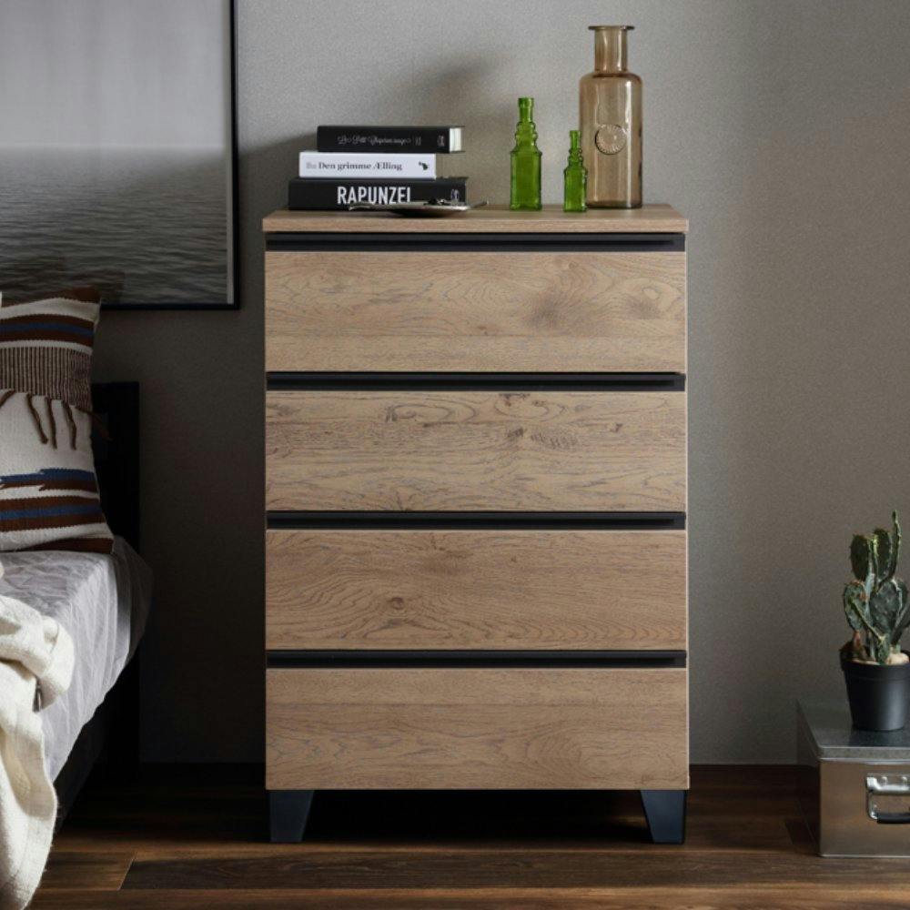 アイリスオーヤマ ウッドチェスト 脚付き WCHL-590 アッシュブラウン