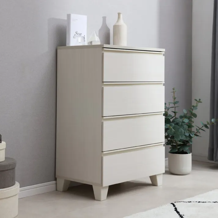 アイリスオーヤマ ウッドチェスト 脚付き WCHL-590 オフホワイト 収納 整理整頓 衣類 リビング 4967576544245【別送品】