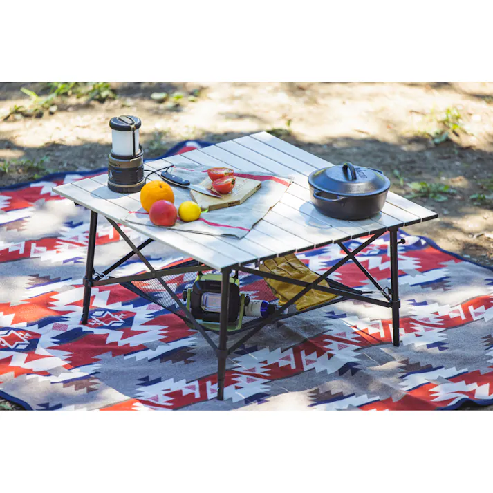 アイリスオーヤマ ウッドグレインテーブル WGT-700 ナチュラル キャンプ バーベキュー レジャー用品 4967576544276【別送品】