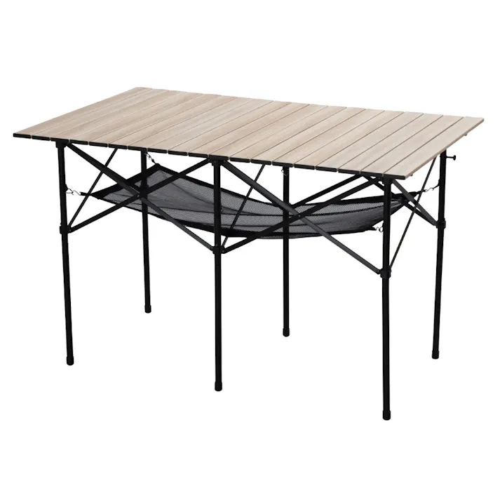 アイリスオーヤマ ウッドグレインテーブル WGT-1100 ナチュラル キャンプ バーベキュー レジャー用品 4967576544283【別送品】