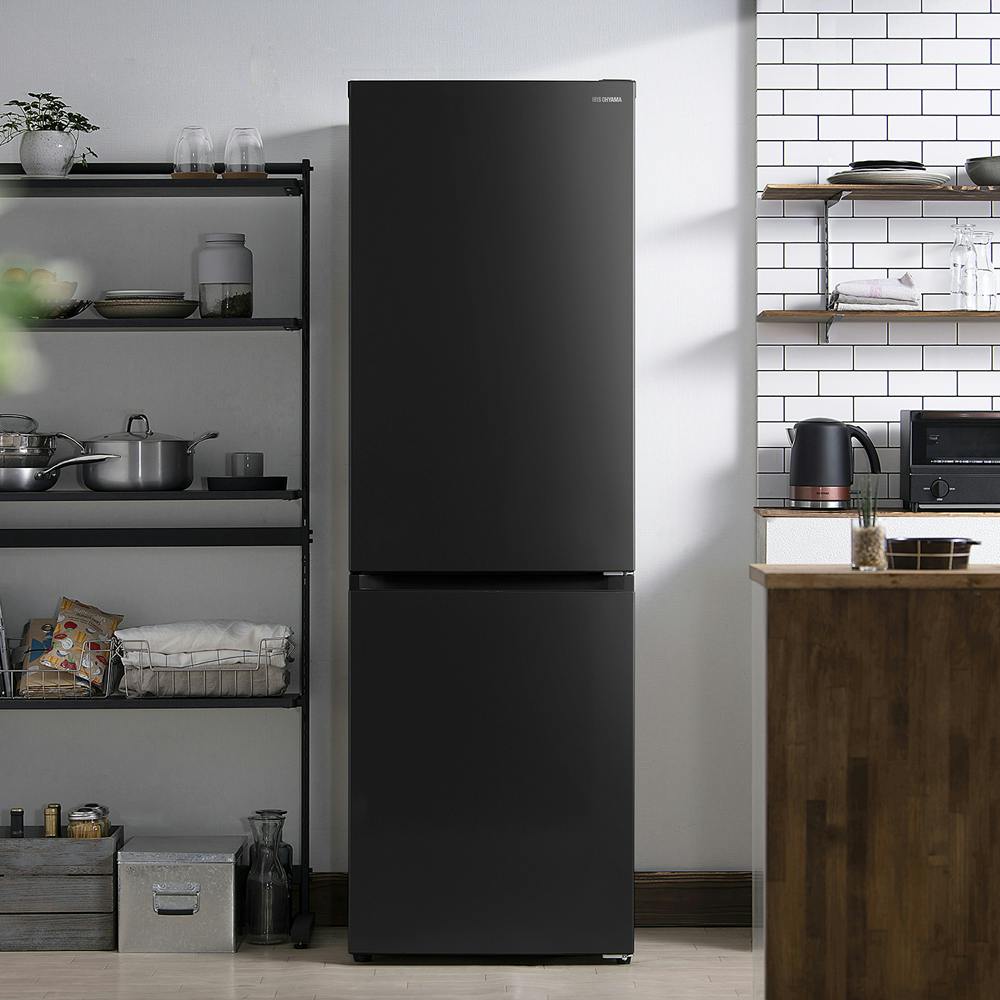アイリスオーヤマ 冷凍冷蔵庫 299L IRSN-30A-B ブラック 冷蔵庫 大容量