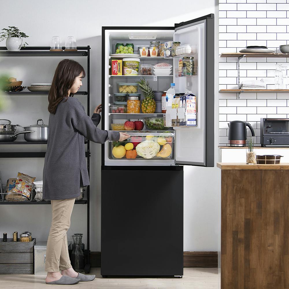アイリスオーヤマ 冷凍冷蔵庫 299L IRSN-30A-B ブラック 冷蔵庫 大容量