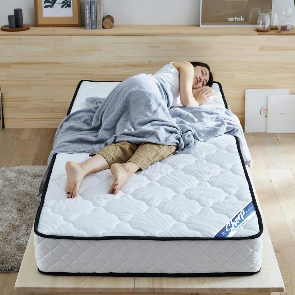 ホワイト マットレス シングルマットレス SMH－02 ホワイト［ホームズオリジナル