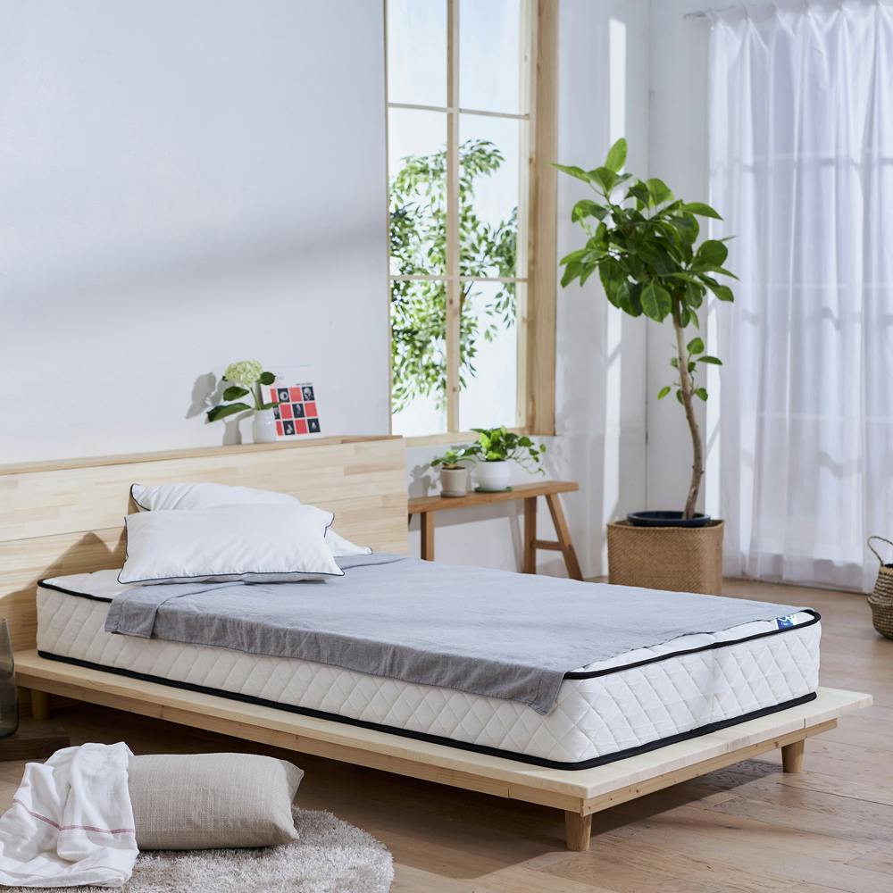 アイリスオーヤマ ポケットコイルマットレス PMTS20NR-S ホワイト 寝室