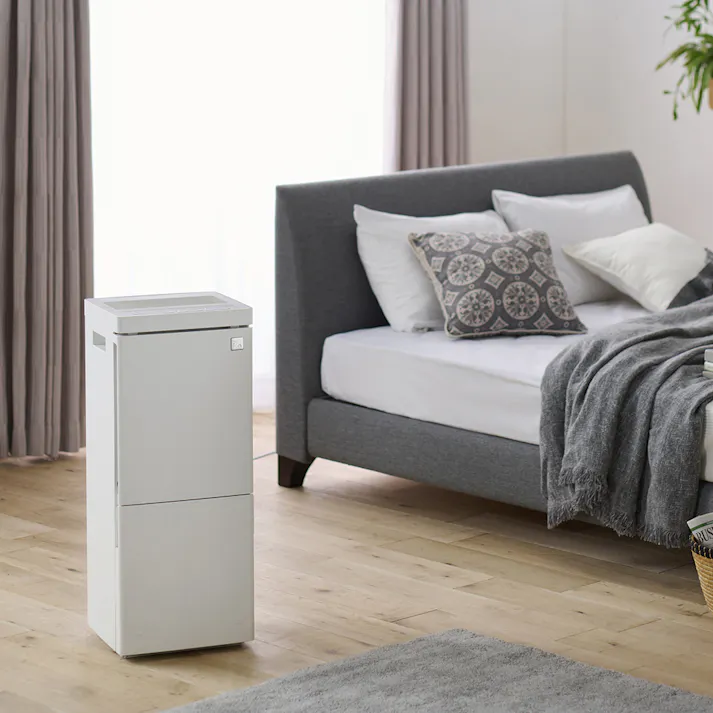 アイリスオーヤマ 気化加湿器900ml HDF-1000-W ホワイト 喉 声 乾燥 加湿器 4967576558600【別送品】