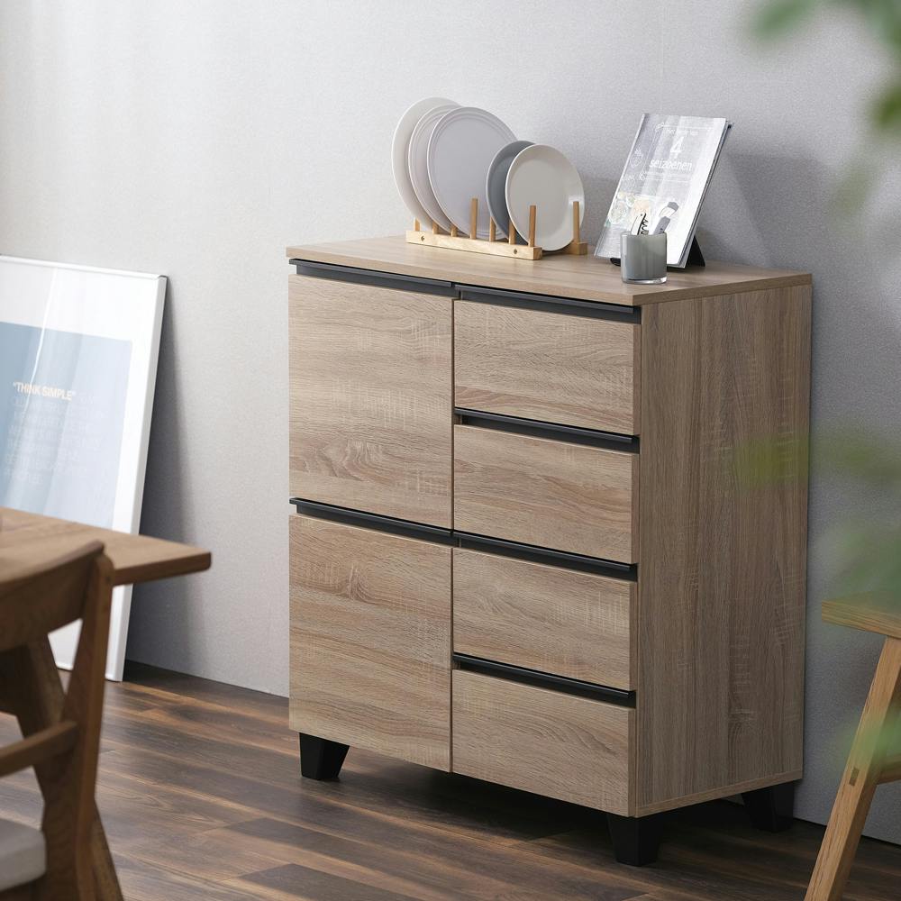 アイリスオーヤマ リビングキャビネット RCB-790 ライトナチュラル