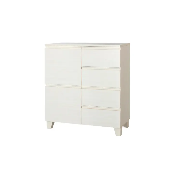 アイリスオーヤマ リビングキャビネット RCB-790 オフホワイト キッチン ダイニング キッチン家具 4967576560511【別送品】