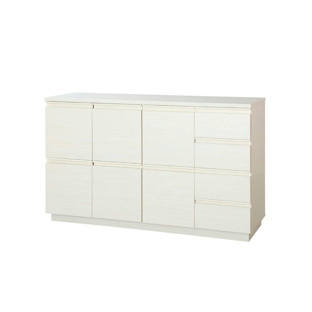 アイリスオーヤマ リビングキャビネット RCB-1190 オフホワイト