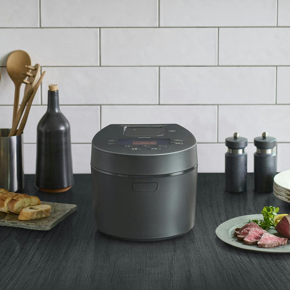 アイリスオーヤマ IHジャー炊飯器 3合 RC-IL30-HA アッシュ 調理
