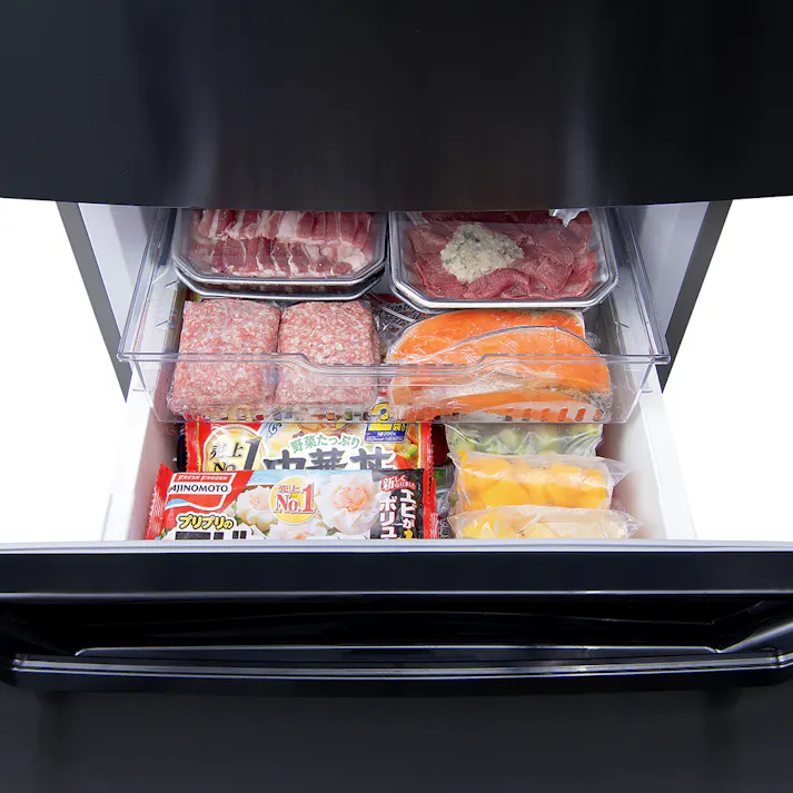 アイリスオーヤマ 冷凍冷蔵庫 320L IRSN-32A-B ブラック 冷蔵庫 大容量 冷凍食品 保存 ストック 4967576565646【別送品】