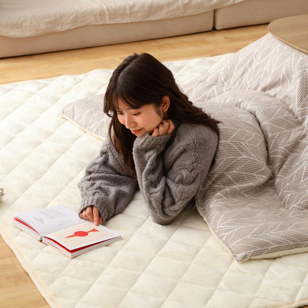 アイリスオーヤマ こたつ敷布団 KSBA-2419 アイボリー こたつ布団