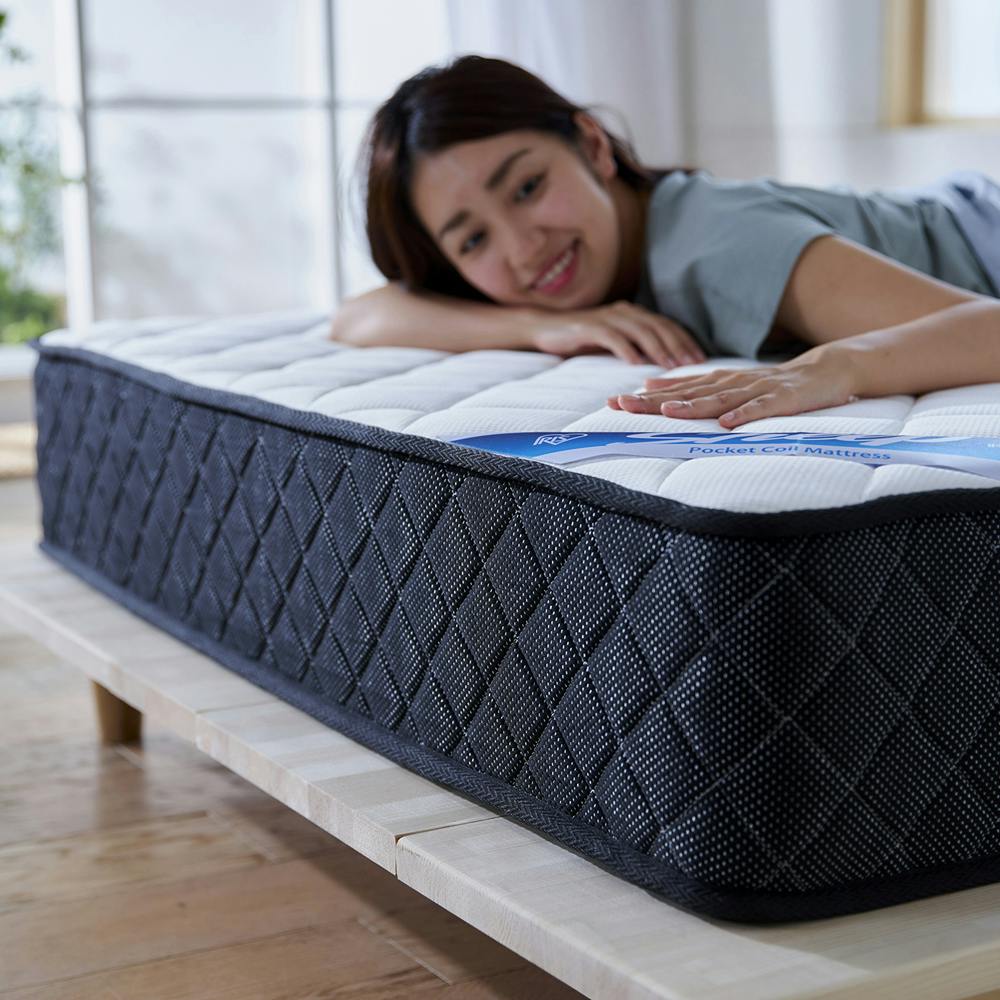 アイリスオーヤマ ポケットコイルマットレス PMTS21H-SD