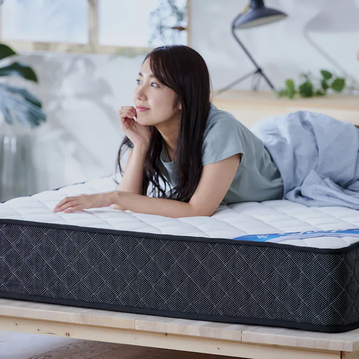 アイリスオーヤマ ポケットコイルマットレス PMTS21H-SD ホワイト 寝室 睡眠 ベッド マットレス 4967576571319【別送品】