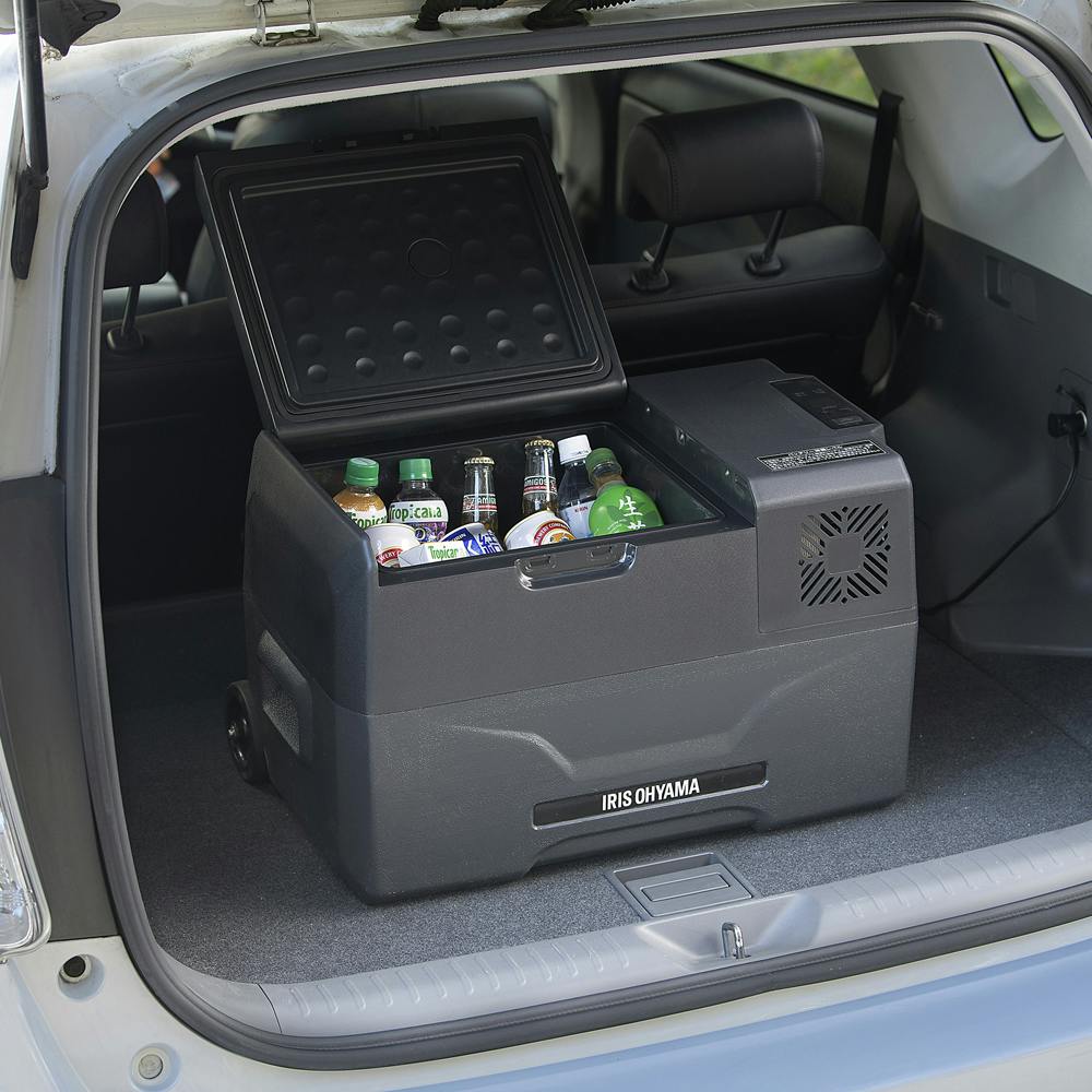 アイリスオーヤマ ポータブル冷蔵冷凍庫 30L IPD-3A-B2 ブラック