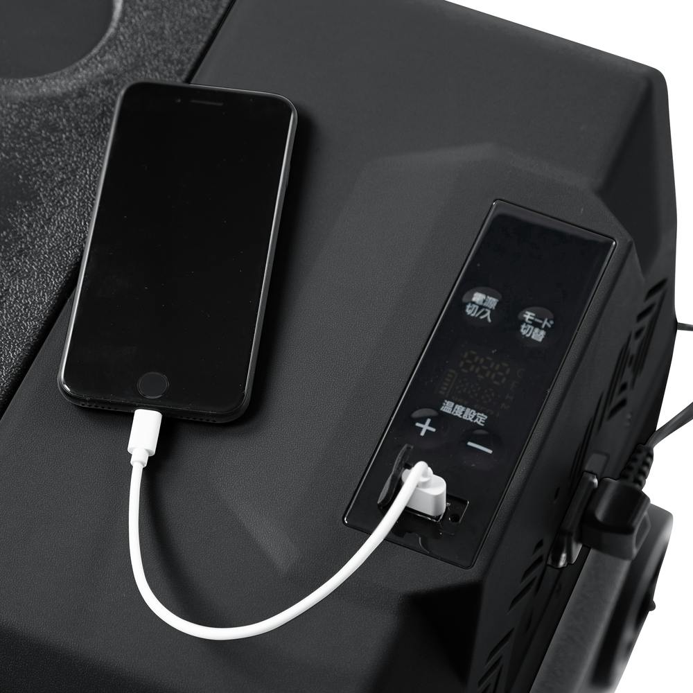 アイリスオーヤマ ポータブル冷蔵冷凍庫 40L IPD-4A-B2 ブラック