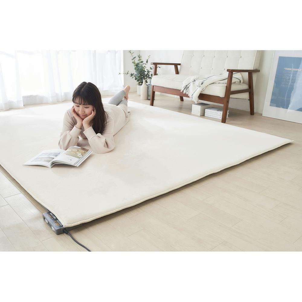 アイリスオーヤマ ラ・クッションラグ マイクロムートン ACRM-1824