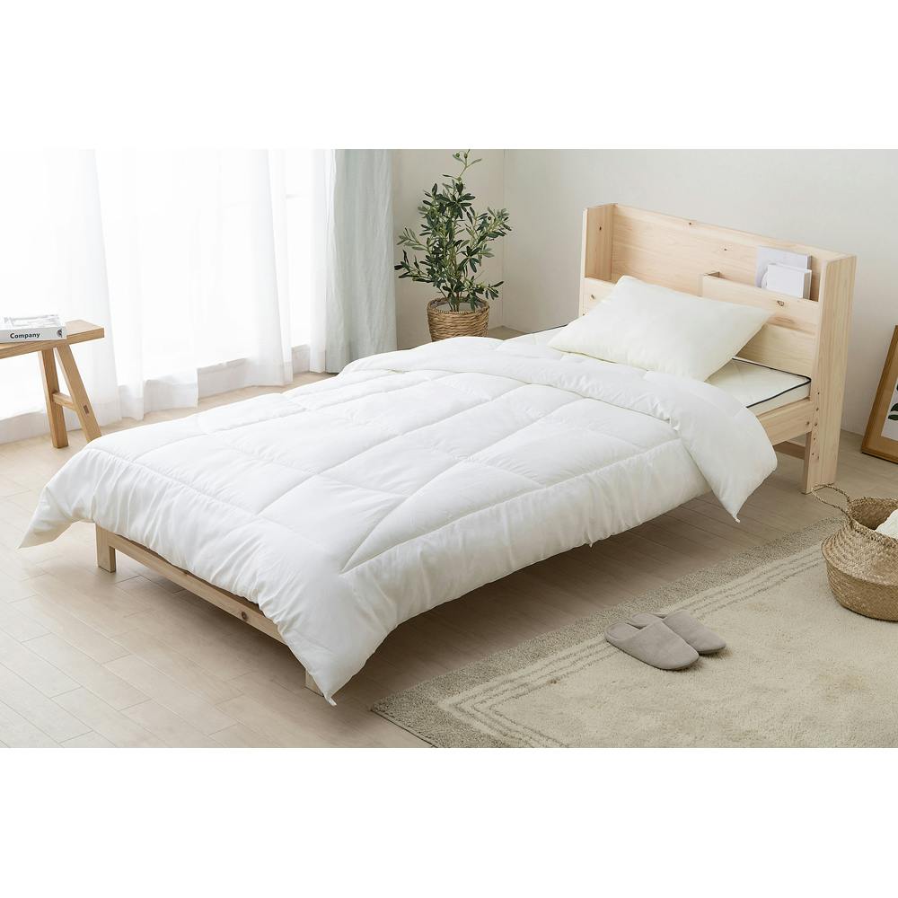 アイリスオーヤマ 抗菌防臭・防ダニ 掛けふとん FADAK-S ホワイト