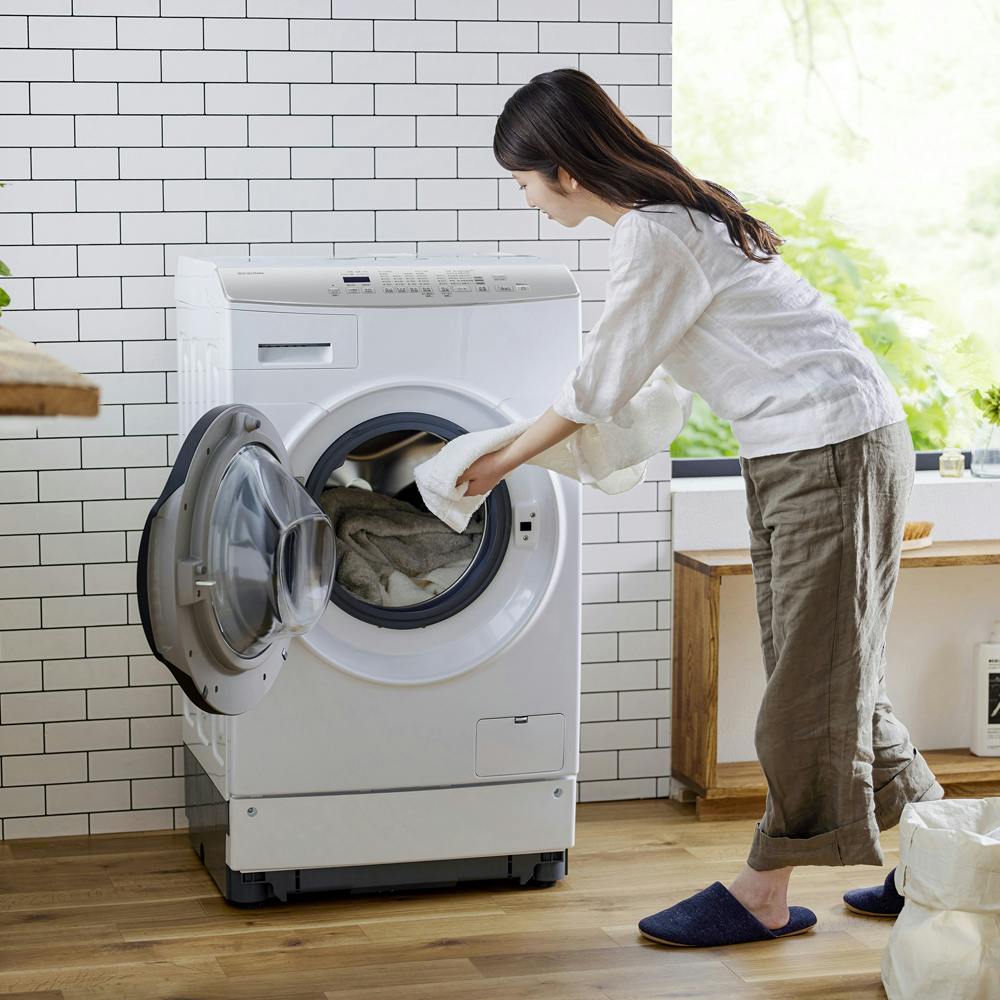アイリスオーヤマ ドラム式洗濯乾燥機8kg4kg FLK842 ホワイト 洗濯機