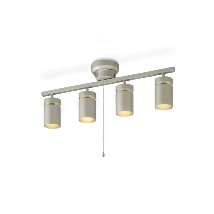 アイリスオーヤマ 4灯シーリングライト ストレート形 CE4LA-22SS-MS メタリックシルバー リビング 寝室 4灯LEDシーリングライト 4967576600200【別送品】