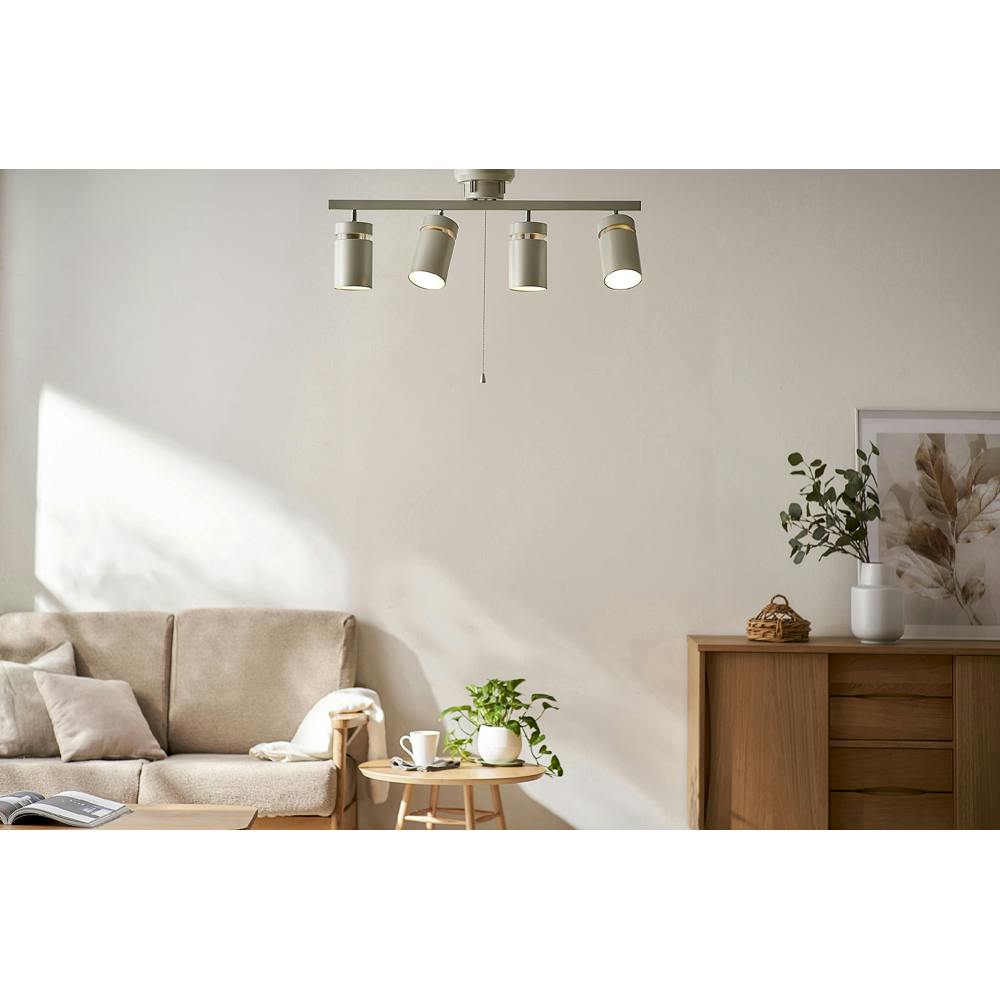 アイリスオーヤマ 4灯シーリングライト ストレート形 CE4LA-22SS-MS