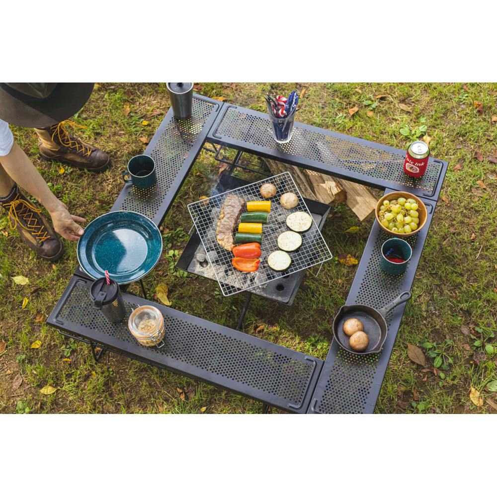 アイリスオーヤマ 焚き火台 TKB-ST43 ブラック キャンプ バーベキュー