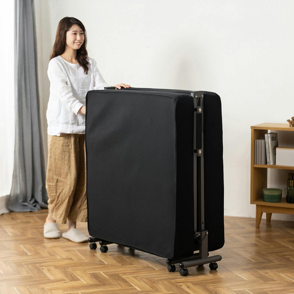 【アイリスオーヤマ】折りたたみ電動リクライニングベッドOTB-PDN 折りたたみ電動リクライニングベッド OTB-PDN ブラック