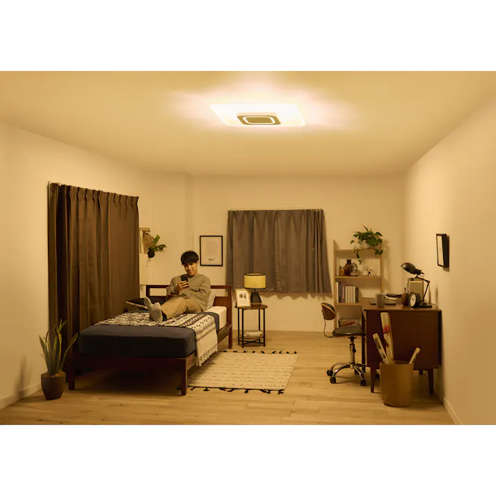 アイリスオーヤマ LEDシーリングライト パネルライトスクエア 12畳 CEA-A12DLPS ホワイト リビング 寝室 LEDシーリングライト 4967576609913【別送品】