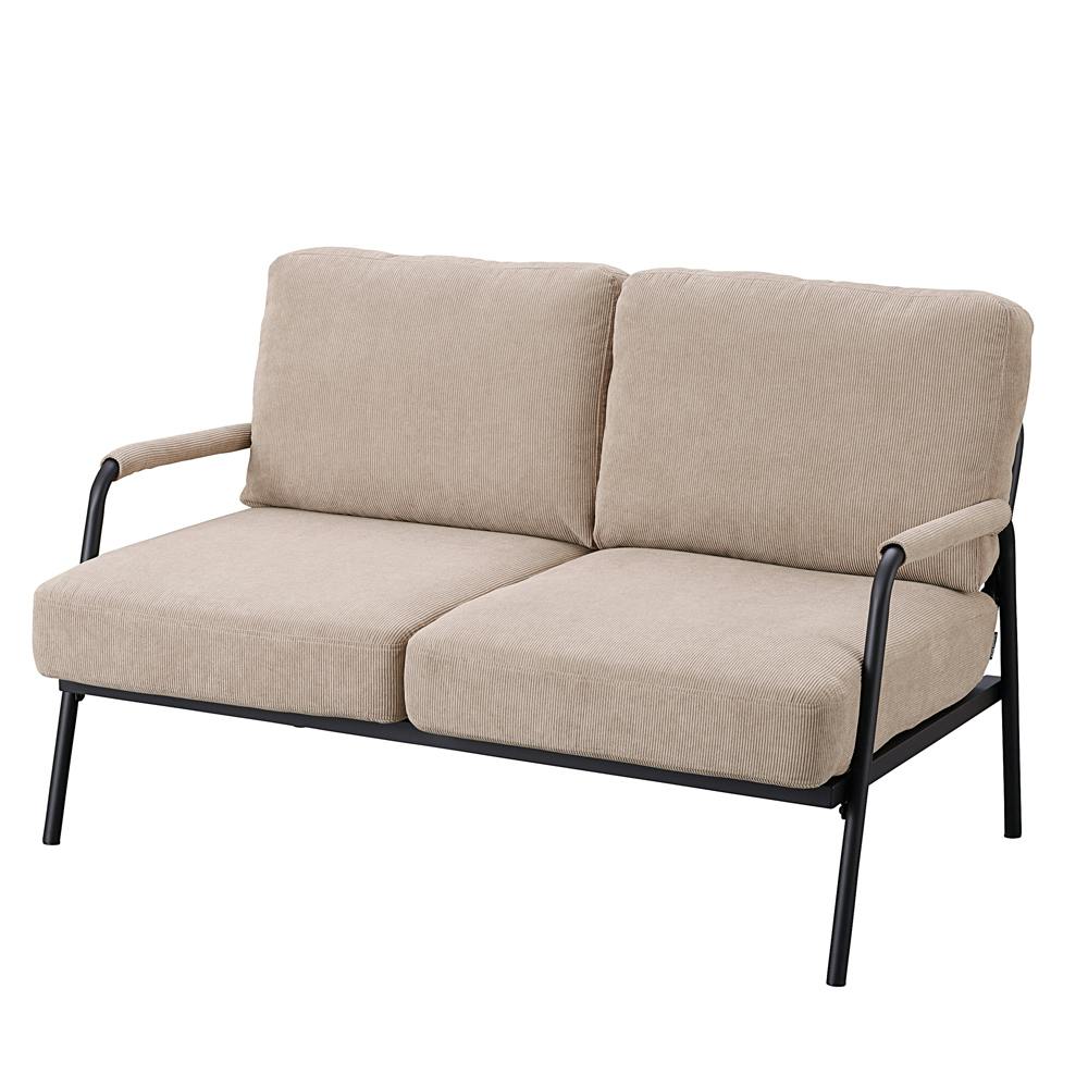 アイリスオーヤマ 2人掛けコーデュロイソファ SFCS-120 グレージュ インテリア ソファ 4967576613521 ソファー アイリスオーヤマ 2人掛けコーデュロイソファ SFCS-120 グレージュ インテリア ソファ 4967576613521 ソファー