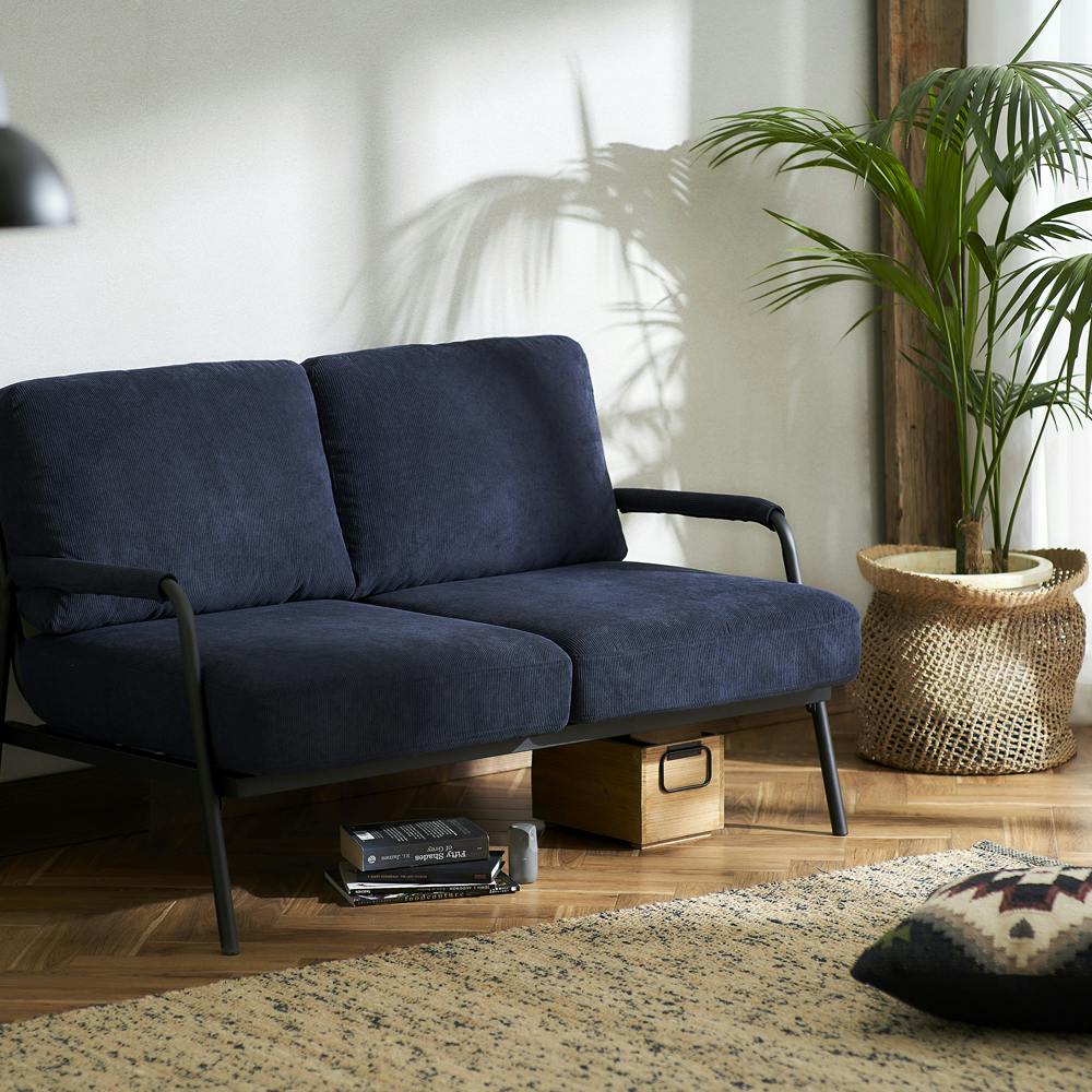 アイリスオーヤマ　コーデュロイ　ソファ 1人掛けコーデュロイソファ│ライトブラウン K100558 │【公式】SIMPLE