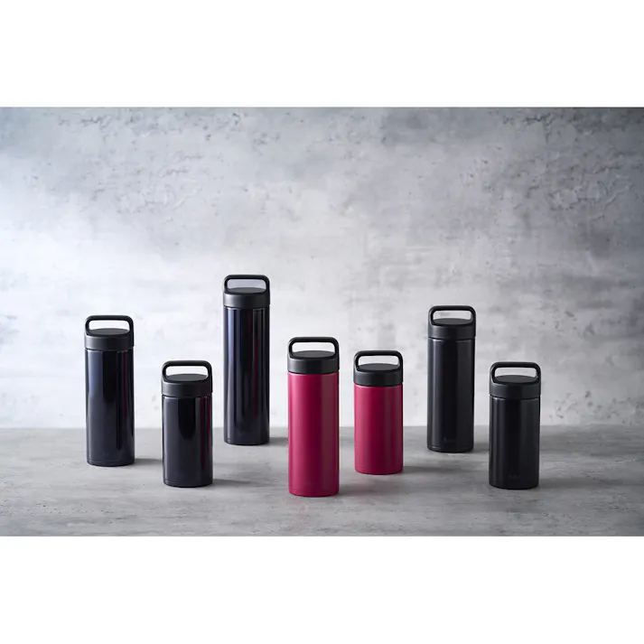 アイリスオーヤマ fulme.マグボトル ストレートハンドル付 FM-SR480 マゼンタ 水筒 マグボトル 4967576616010【別送品】