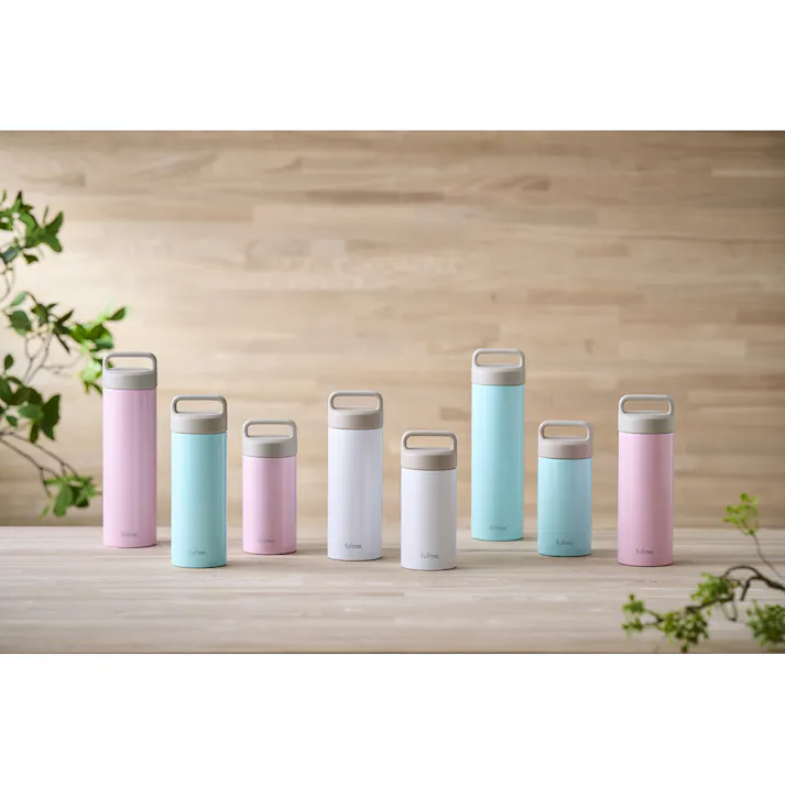 アイリスオーヤマ fulme.マグボトル ストレートハンドル付 FM-SR480 グロッシーブルー 水筒 マグボトル 4967576616034【別送品】