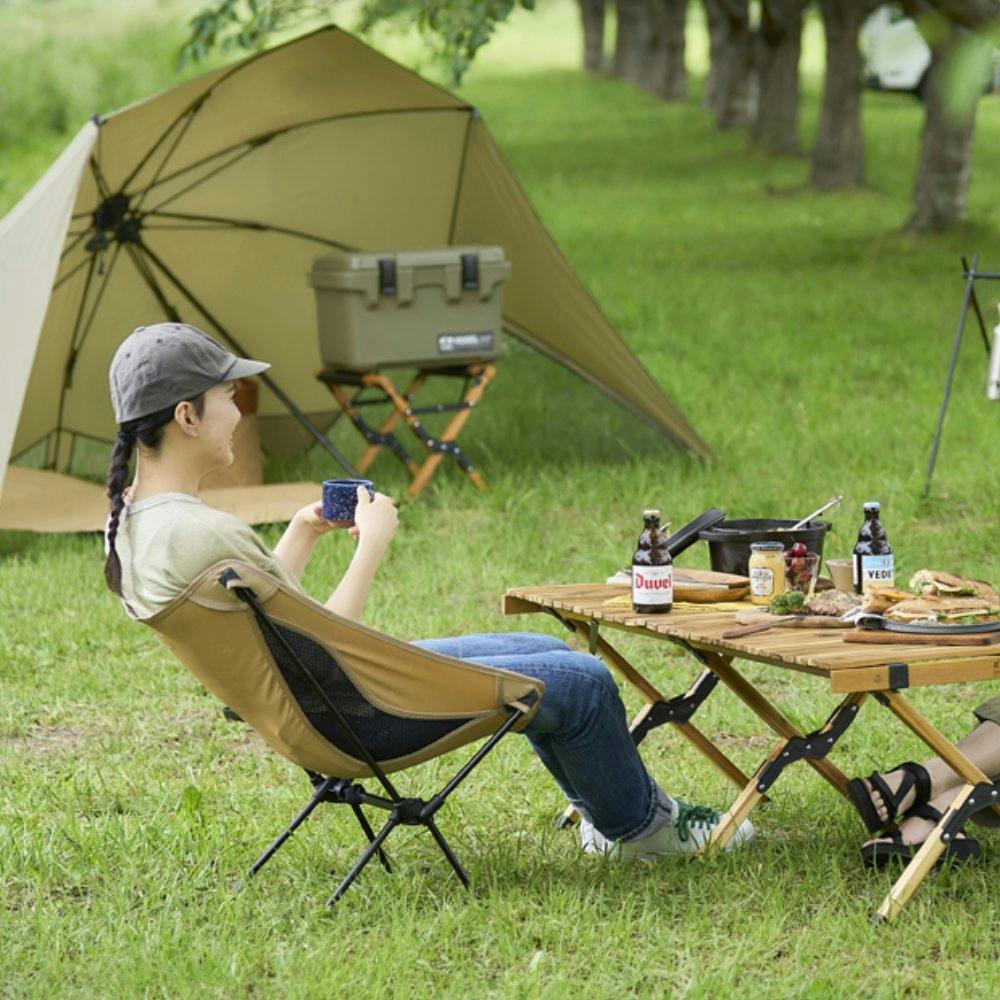 アイリスオーヤマ HUGEL クーラーボックス 40L TC-40 カーキ キャンプ