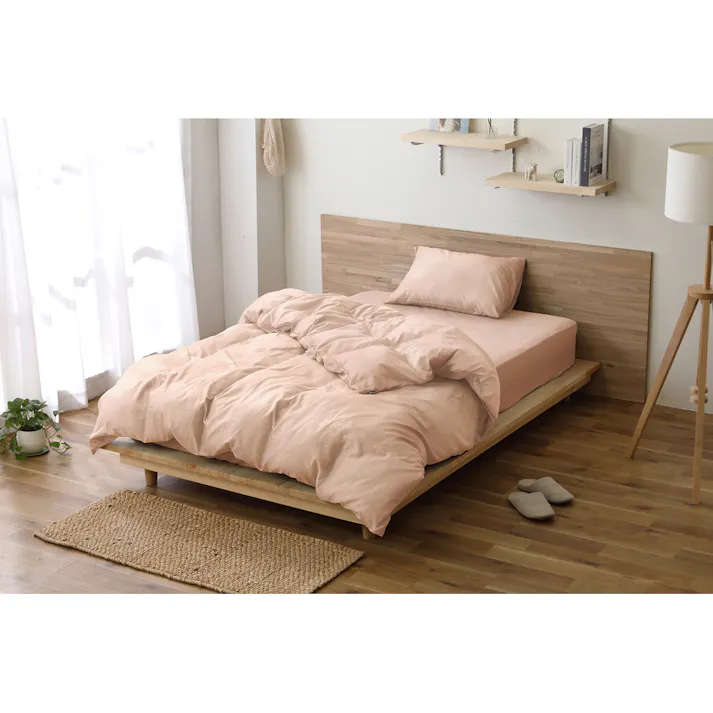 アイリスオーヤマ ボックスシーツ BXS-TP-D ピンク 布団 ベッド カバー 寝室 睡眠 4967576619943【別送品】