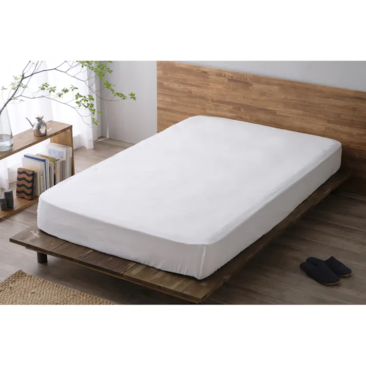 アイリスオーヤマ ボックスシーツ BXS-TCA-SD ホワイト 布団 ベッド カバー 寝室 睡眠 4967576631662【別送品】