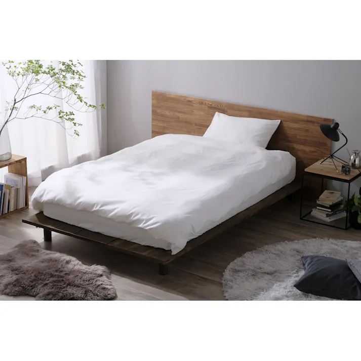 アイリスオーヤマ ボックスシーツ BXS-TCA-D ホワイト 布団 ベッド カバー 寝室 睡眠 4967576631693【別送品】