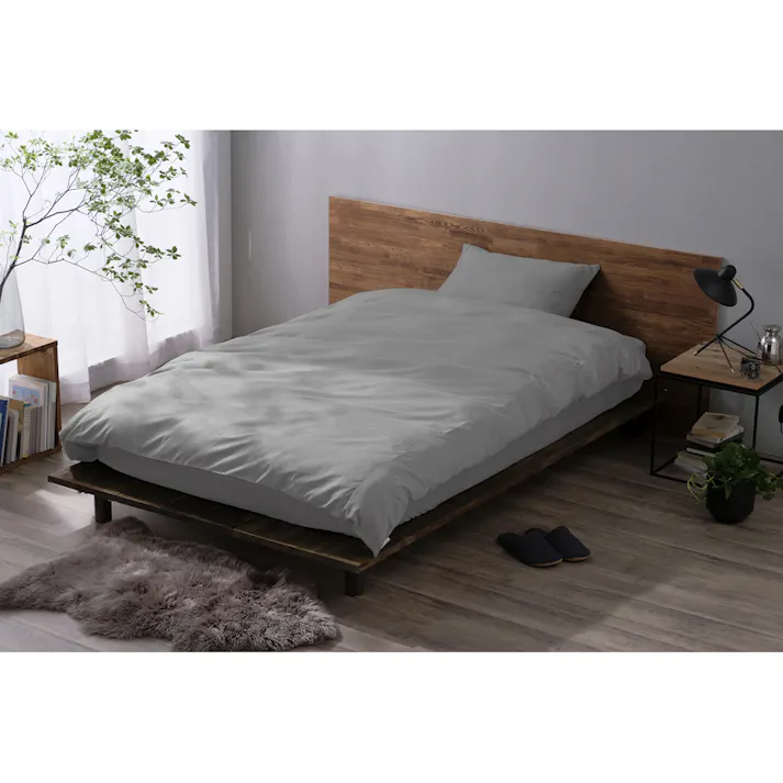 アイリスオーヤマ 枕カバー PWC-TCA4060 ライトグレー 枕 枕カバー 寝室 睡眠 4967576631761【別送品】