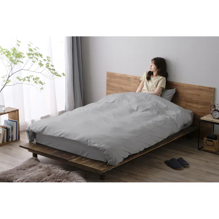 アイリスオーヤマ 枕カバー PWC-TCA4060 ライトグレー 枕 枕カバー 寝室 睡眠 4967576631761【別送品】