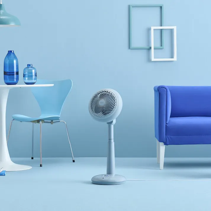 アイリスオーヤマ サーキュレーター扇風機 18cm STF-DCC18T-A ライトネイビー 循環 空気 サーキュレーター 4967576632409【別送品】