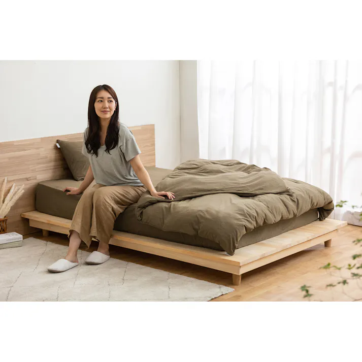 アイリスオーヤマ ボックスシーツ BXS-TCK-S ブラウン 布団 ベッド カバー 寝室 睡眠 4967576633659【別送品】