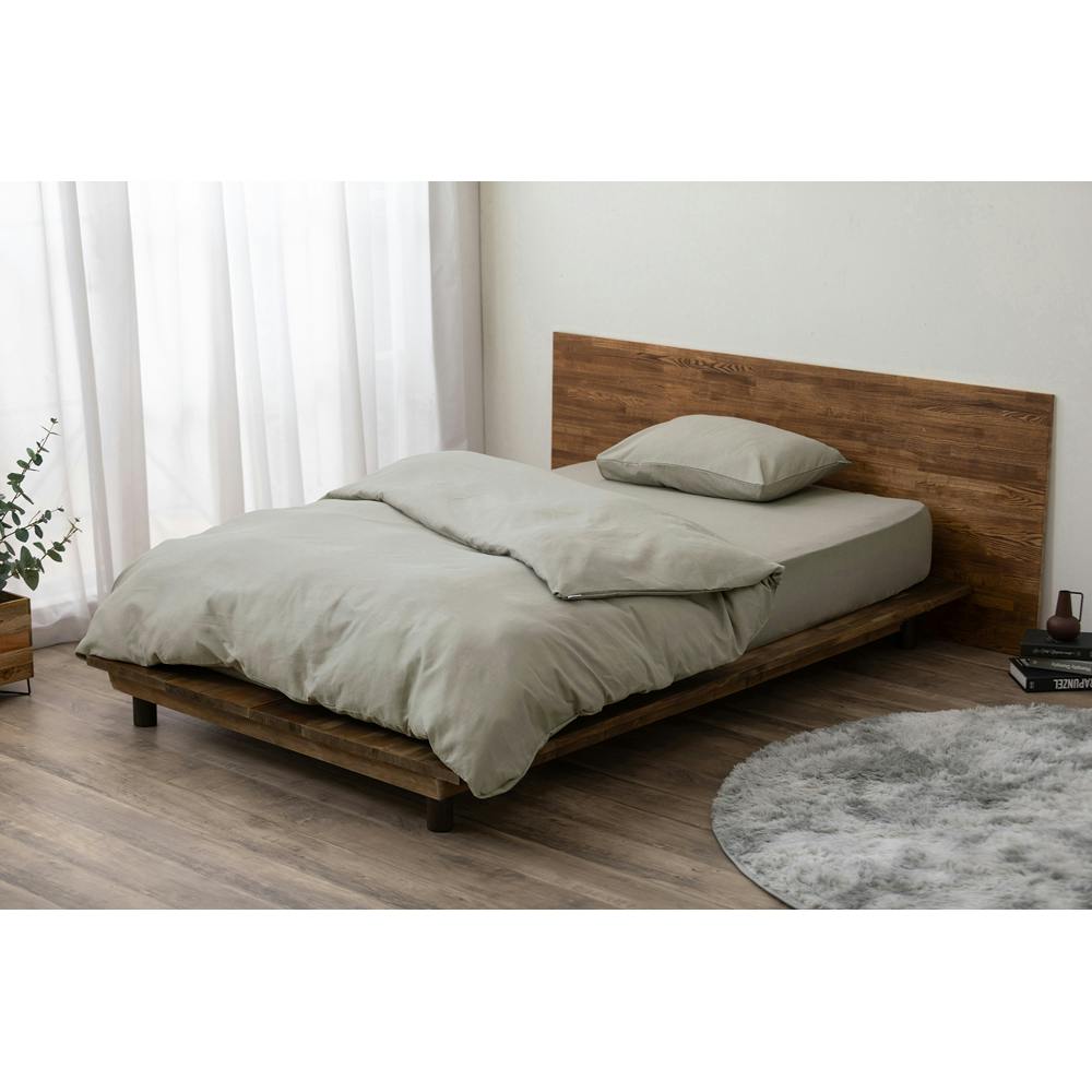 アイリスオーヤマ 掛け布団カバー KKC-TCW-S ベージュ 布団 ベッド カバー 寝室 睡眠 4967576633802 掛け布団カバー