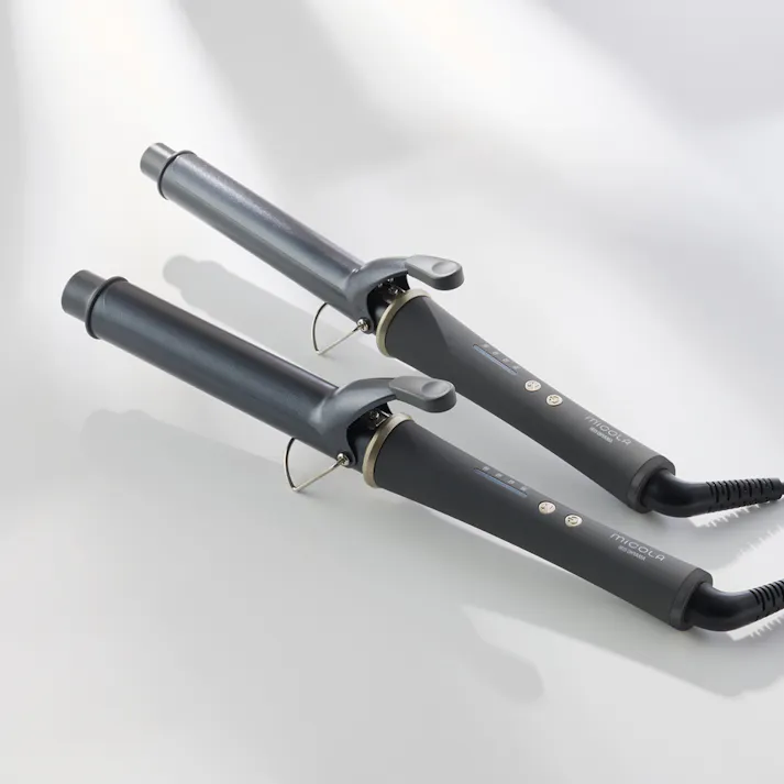 アイリスオーヤマ カールアイロン HIR-MC201-H ダークグレー 理美容 髪 へアアイロン 4967576637329【別送品】