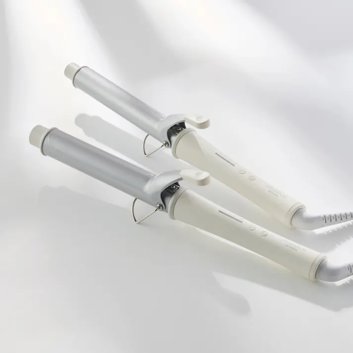 アイリスオーヤマ カールアイロン HIR-MC102-W オフホワイト 理美容 髪 へアアイロン 4967576637336【別送品】