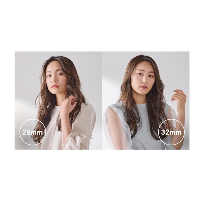 アイリスオーヤマ カールアイロン HIR-MC102-W オフホワイト 理美容 髪 へアアイロン 4967576637336【別送品】