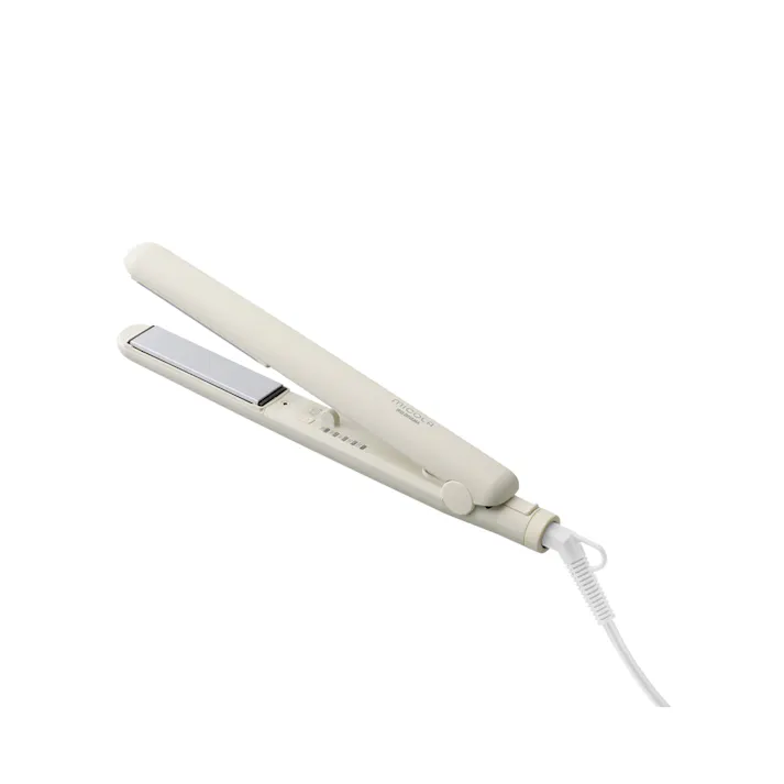 アイリスオーヤマ ストレートアイロン HIR-MS101-W オフホワイト 理美容 髪 へアアイロン 4967576637442【別送品】